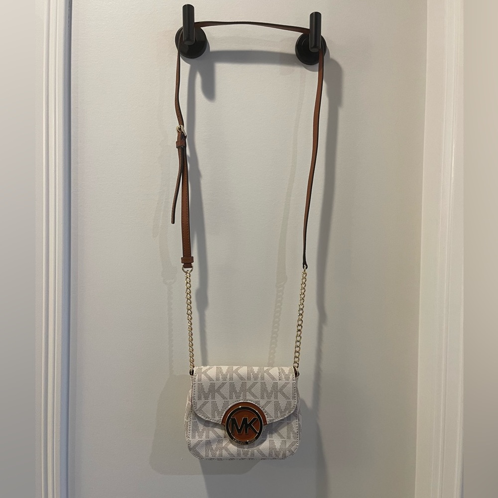 Michael Kors Monogram Small Crossbody Purse